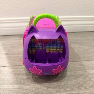 Gabby's Dollhouse Celebration Party Bus Pink Purple Transforming Toy Kids OS